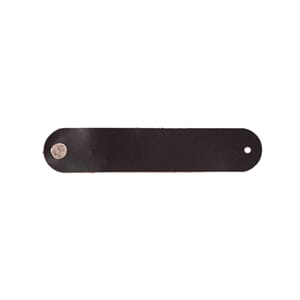 SL498 Skinnlapp Sort 100x20mm 6037