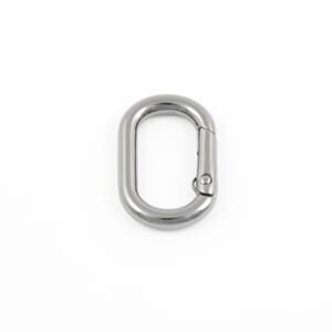 AC4042 Karabinring 22x12mm Sort 0690