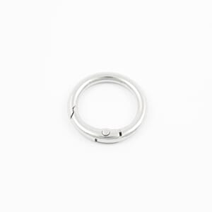 AC4043 Karabinring Ø19 mm Sølv 0706