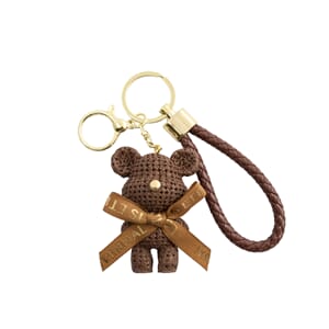 KOMMER FEB - AC4142 Veskepynt Bamse Brun 3041