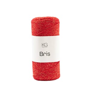 BG106 Brisgarn 1662 Rød/gull 5688