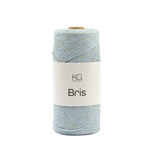 BG107 Brisgarn 19 Lysblå/sølv 4971