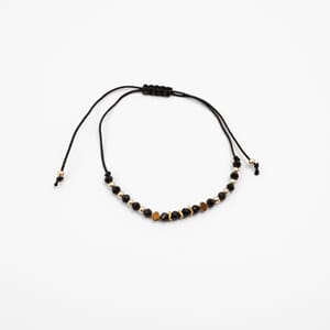 BR1010 Armbånd Sort/gull 9921