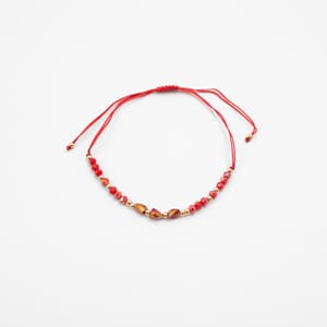 BR1013 Armbånd Rød/gull 9952