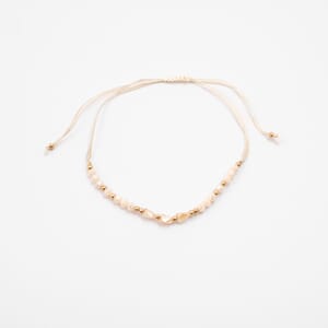 BR1014 Armbånd Krem/gull 9969