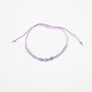 BR1015 Armbånd Blålilla/gull 9976