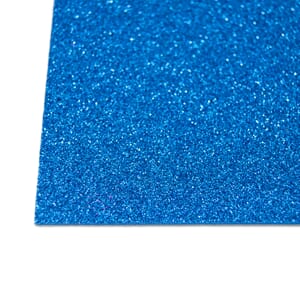 FO216 Mosegummi Glitter Blå 0610