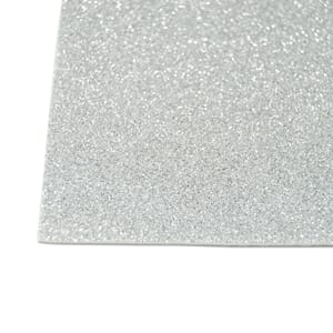 FO217 Mosegummi Glitter Sølv 0627