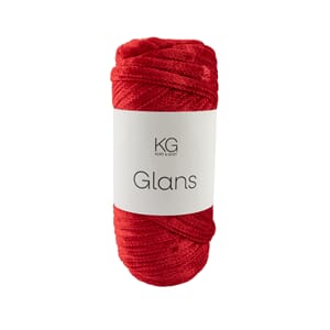 GG105 Glansgarn 1662 Rød 4612