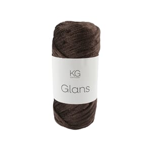 GG108 Glansgarn 1121 Mørkbrun 4834
