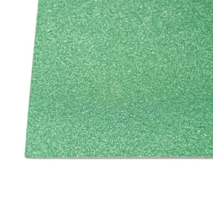 GP206 Glitterkartong Grønn 0436