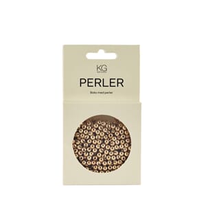 GO1256 Perleboks Rund Gull 5mm 3140