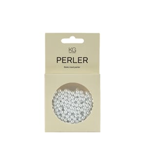 GO1259 Perleboks Rund Hvit 5mm 3706