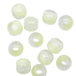 GO3002 Perle Resin Lysgrønn 12mm 4529