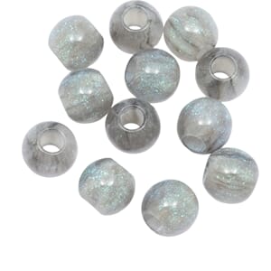 GO3015 Perle Resin Grå 12mm 4659
