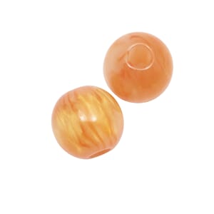 GO3018 Perle Resin Oransje 20mm 4680