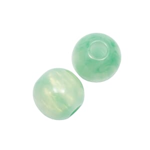 GO3019 Perle Resin Lysgrønn 20mm 4697