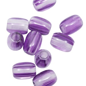 GO3040 Perle Resin Lilla 12x10mm 4901