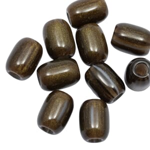 GO3043 Perle Resin Sort 12x10mm 4932
