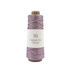 HT1026 Hekletråd Glitter Lyslilla 1.5mm 6413