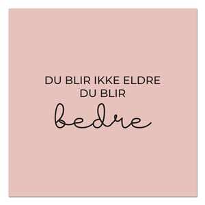 KORT Du blir ikke eldre KO1088