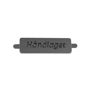 ML1027 Merke Metall Sort Håndlaget 1672