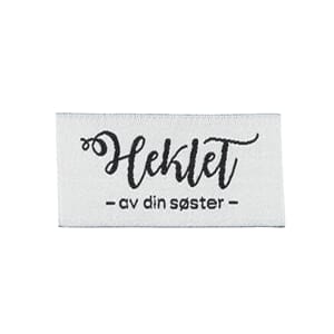 PL340 Symerke Heklet av din søster 8565