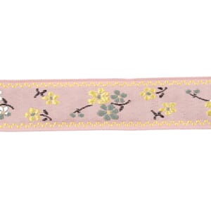 RI302 Bånd 25mm Rosa/grønn 22m 2908