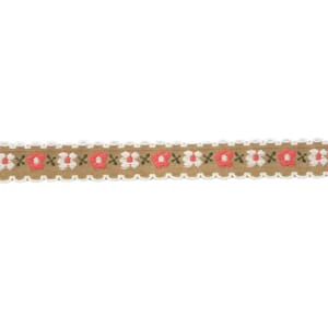 RI317 Bånd 10mm Beige/hvit 22m 3059