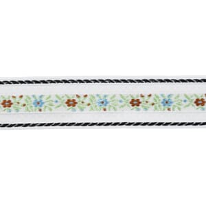 RI327 Bånd 25mm Hvit/blå 22m 3158