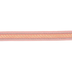 RI330 Bånd 13mm Rosa/gull 22m 3189