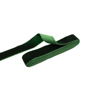 RI509 Fløyelsbånd 20mm Mørk grønn 2m 5328