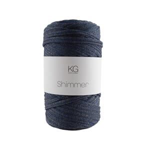 SG110 Shimmergarn 35 Mørkblå/gull 4278