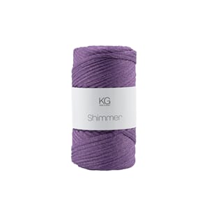 SG118 Shimmergarn 18 Lilla/sølv 5881