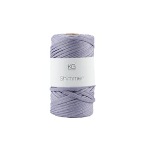 SG120 Shimmergarn 37 Lyslilla/sølv 5904