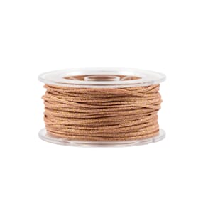 TR340 Smykketråd Brun/glitter 6449