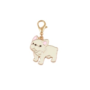 VA1010 Veskepynt Bulldog Krem/gull 5496