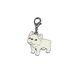 VA1012 Veskepynt Bulldog Krem/sort 5519