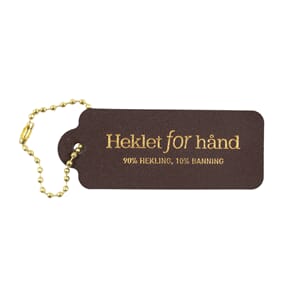 VP107 Skinnmerke Brun Heklet for hånd 8657
