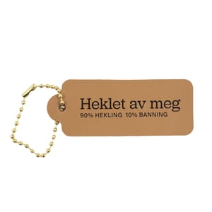 VP112 Skinnmerke Lysbrun Heklet av meg 8701