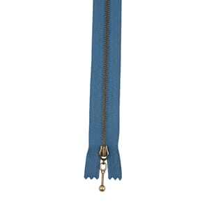 ZI266 Glidelås 18cm 5mm Mellomblå 1436