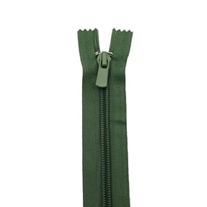 ZI322 Glidelås 15cm 5mm Mørkgrønn 6208